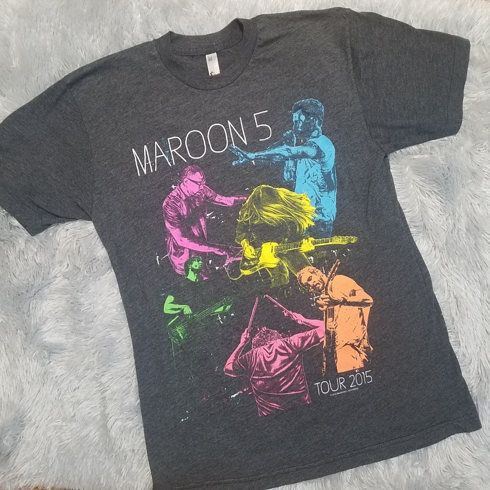 American Apparel | Maroon 5 band tee tour 2015